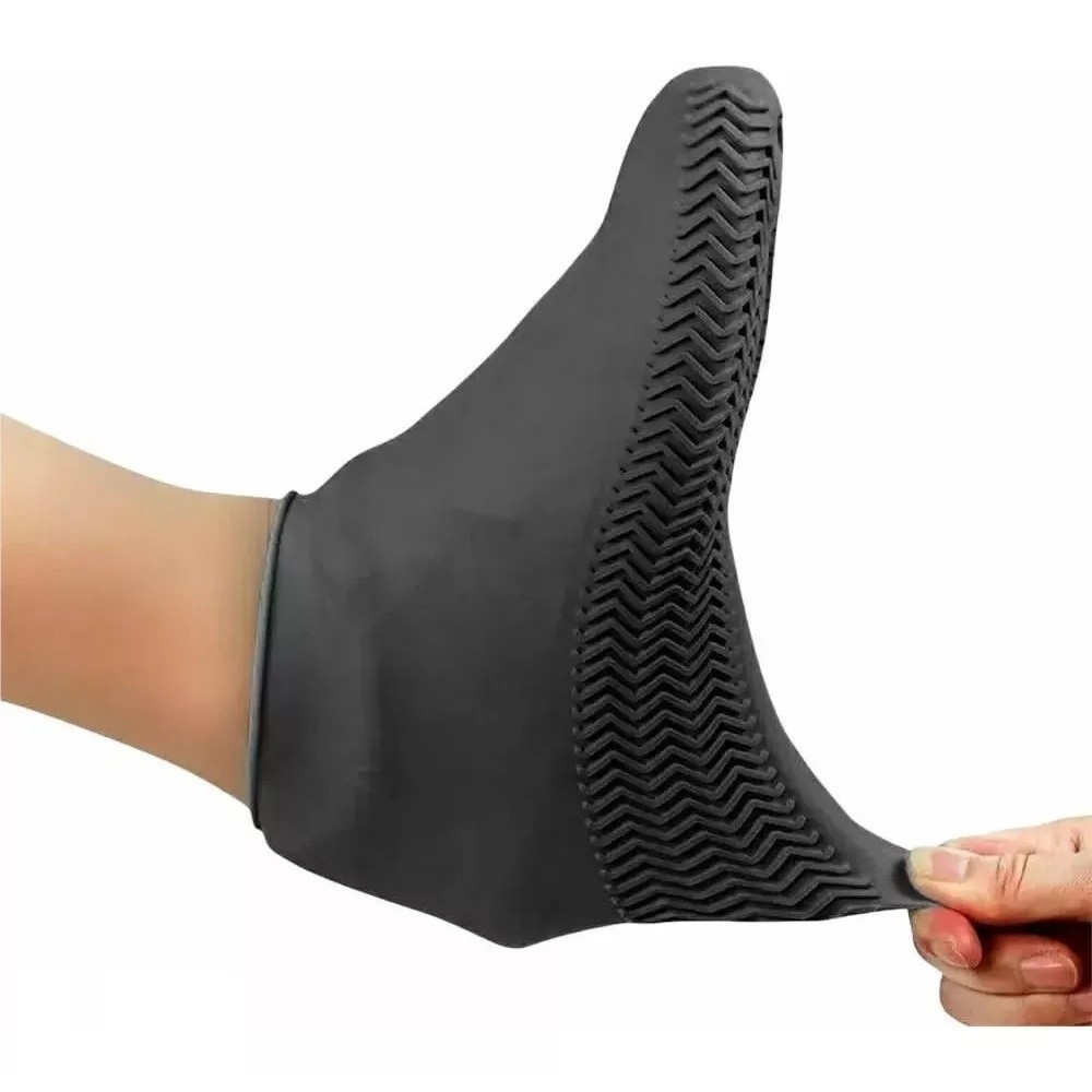 Novo Protetor De Sapato Calçado Silicone Impermeável Para Chuva Antiderrapante Capa Para Tênis M Melhor precos em Oferta na Shopee