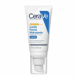 Loção Facial Hidratante Cerave Para Pele Normal A Seca Fps50 52ml em Oferta na Shopee