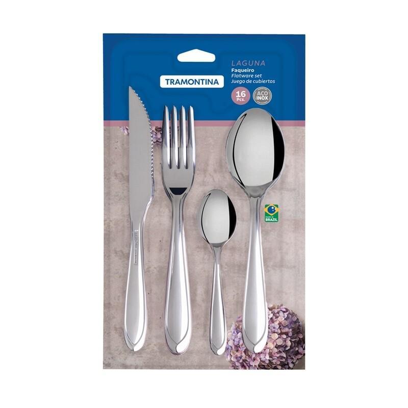 Faqueiro Tramontina Aco Inox 16pcs Laguna 66906/420