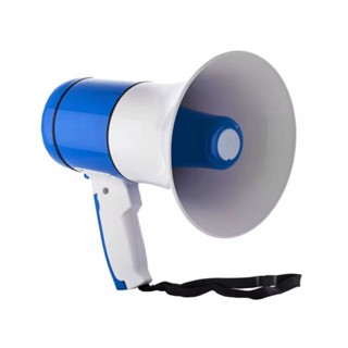 Megafone Portátil Recarregável Gravação Alcance 800m Som Potente Alarme Controle de Volume em Oferta na Shopee