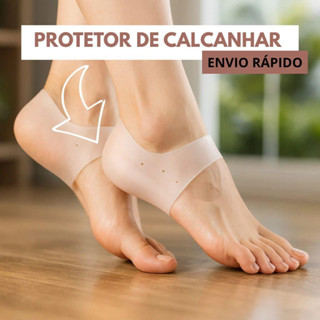 Kit 6 Almofadas de Silicone Para Calcanhar – Protetor em Gel Unissex Para Sapatos e Tênis/ Alívio da Dor e Rachaduras em Oferta na Shopee