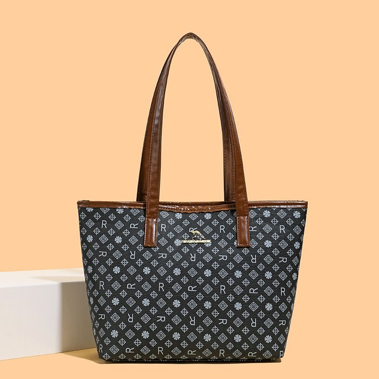 Bolsa mensageiro feminina, bolsa de ombro feminina, sacola feminina, grande capacidade, elegante, combinada, bolsa balde