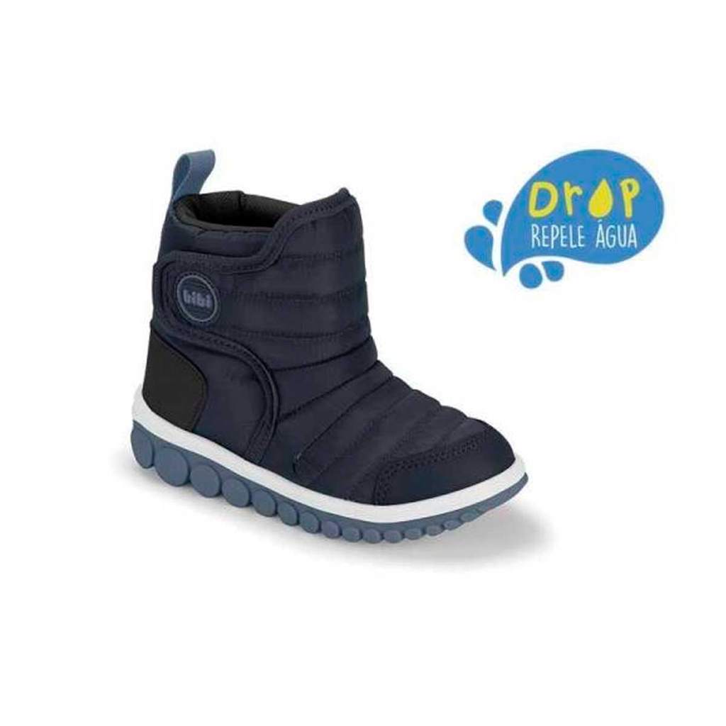 Bota Infantil Menino Bibi Roller Repele Água Marinho Denim