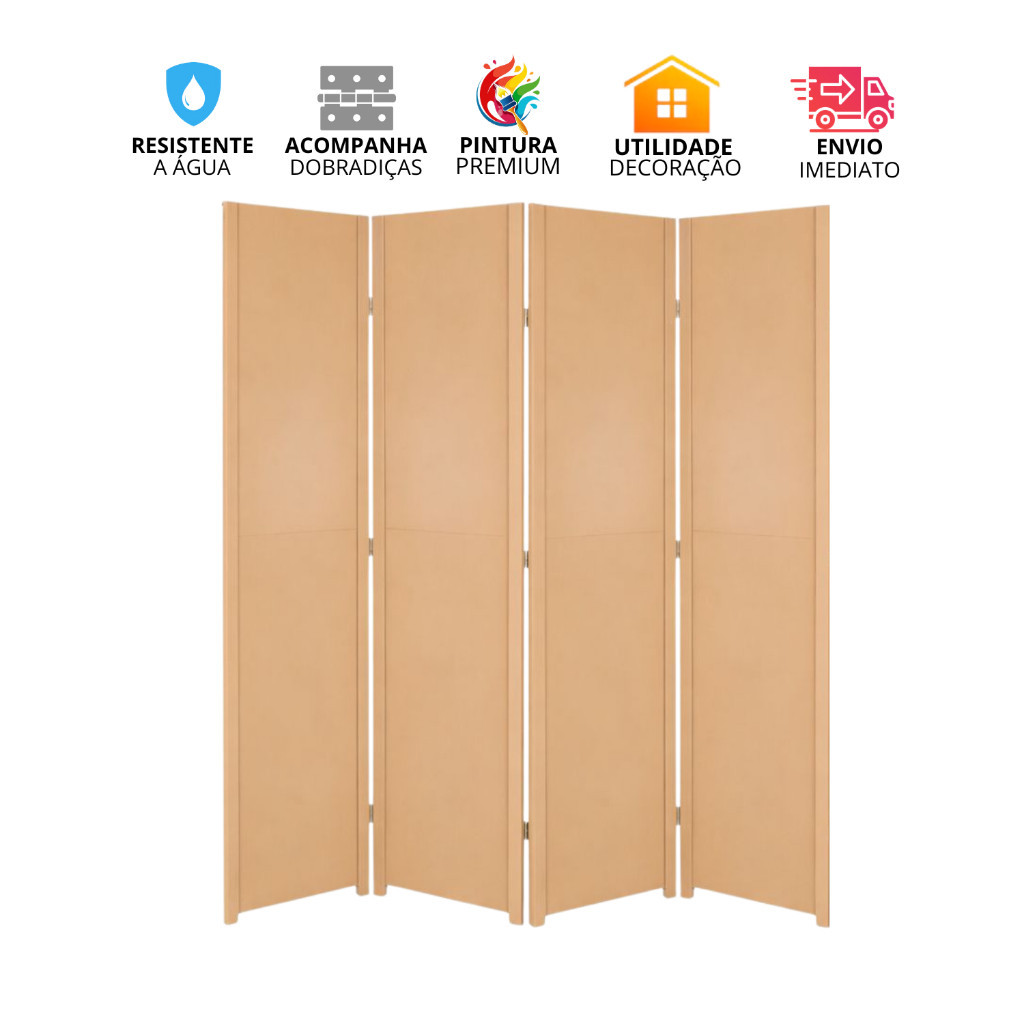 Biombo Modelo Divisória em Diversos Modelos para Ambientes em MDF Resistênte