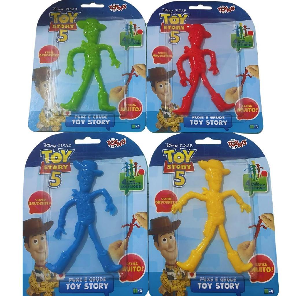 Boneco Puxe e Grude Woody Cores Sortidas Toy Story