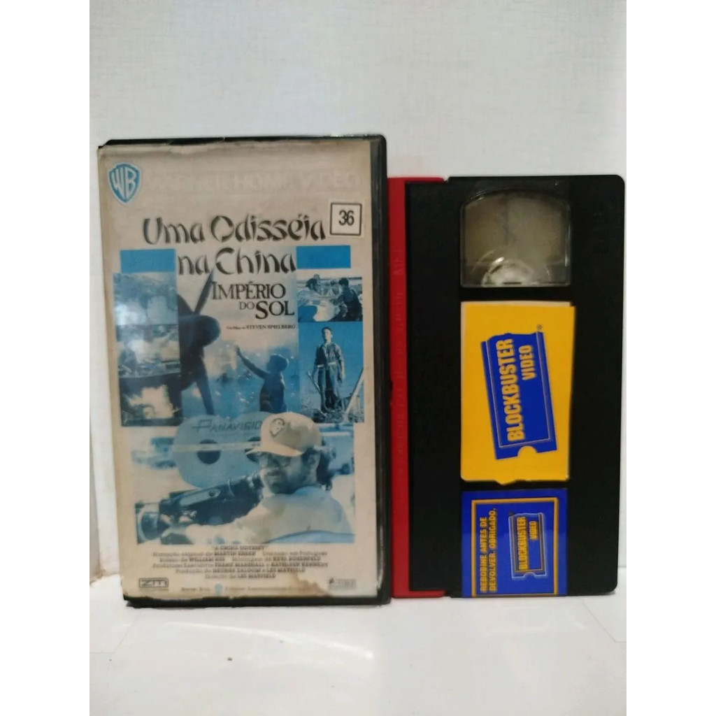 Vhs Uma Odisseia Na China Império Do Sol - Legendado