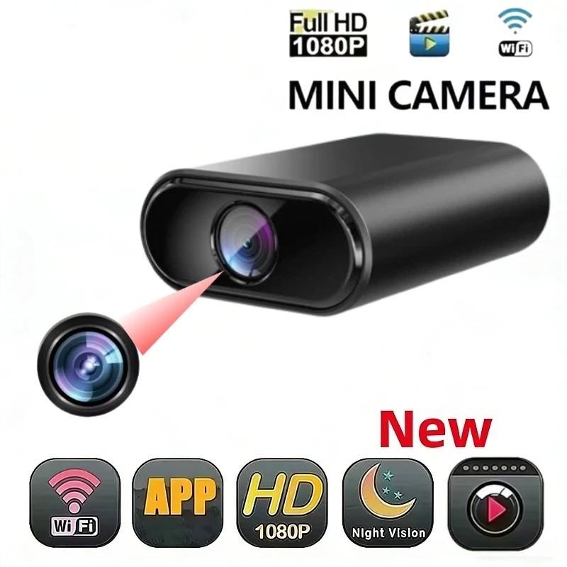 X7 Mini Câmera WiFi Inteligente-Visão Noturna HD 1080P , Monitoramento Móvel Interno , Gravador De Vídeo Para Segurança