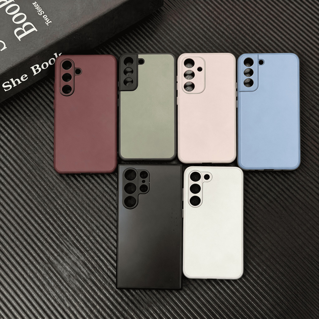 Case MagSafe Minimalista em Vidro Fosco para S23 ao S25 ✨