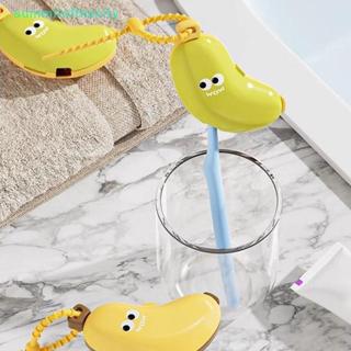 Capa Protetora Para Escova De Dentes De Banana , Com Pasta De Dente , Braçadeira Poeira , Estilo De Viagem Portátil , Ca em Oferta na Shopee