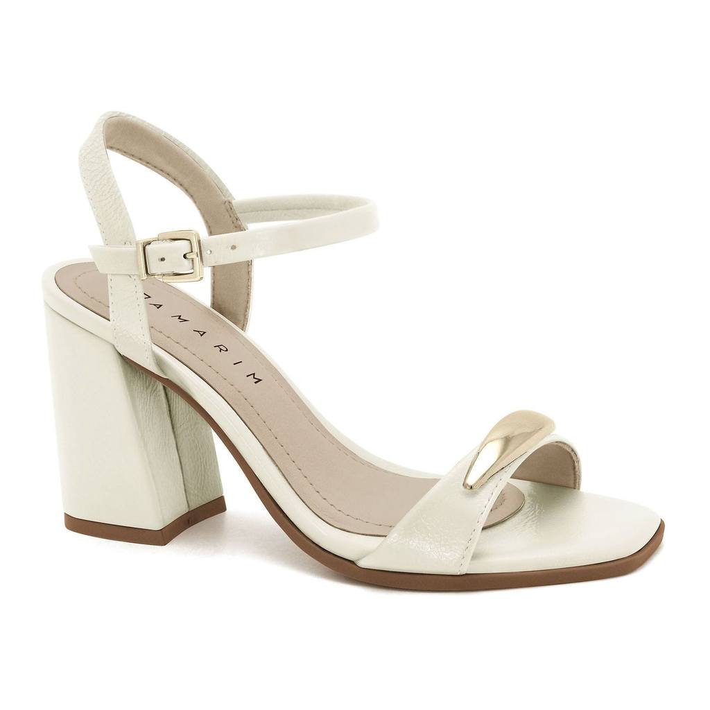 SANDALIA FEMININA RAMARIM VERNIZ GLAM PLUS COCONUT 25-41202