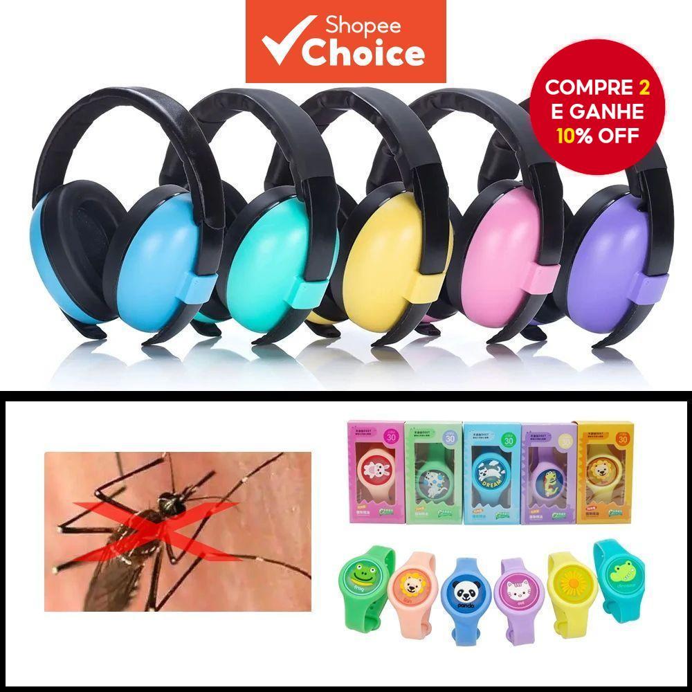 Protetores Auditivos para Bebês - Earmuffs com Cancelamento de Ruído para Crianças e Bebês - Segurança para Dormir e