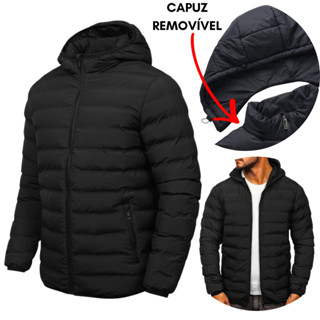 Jaqueta Puffer Bobojaco Inverno Corta Vento Nylon Frio Reforçada Masculina Feminina Unissex em Oferta na Shopee