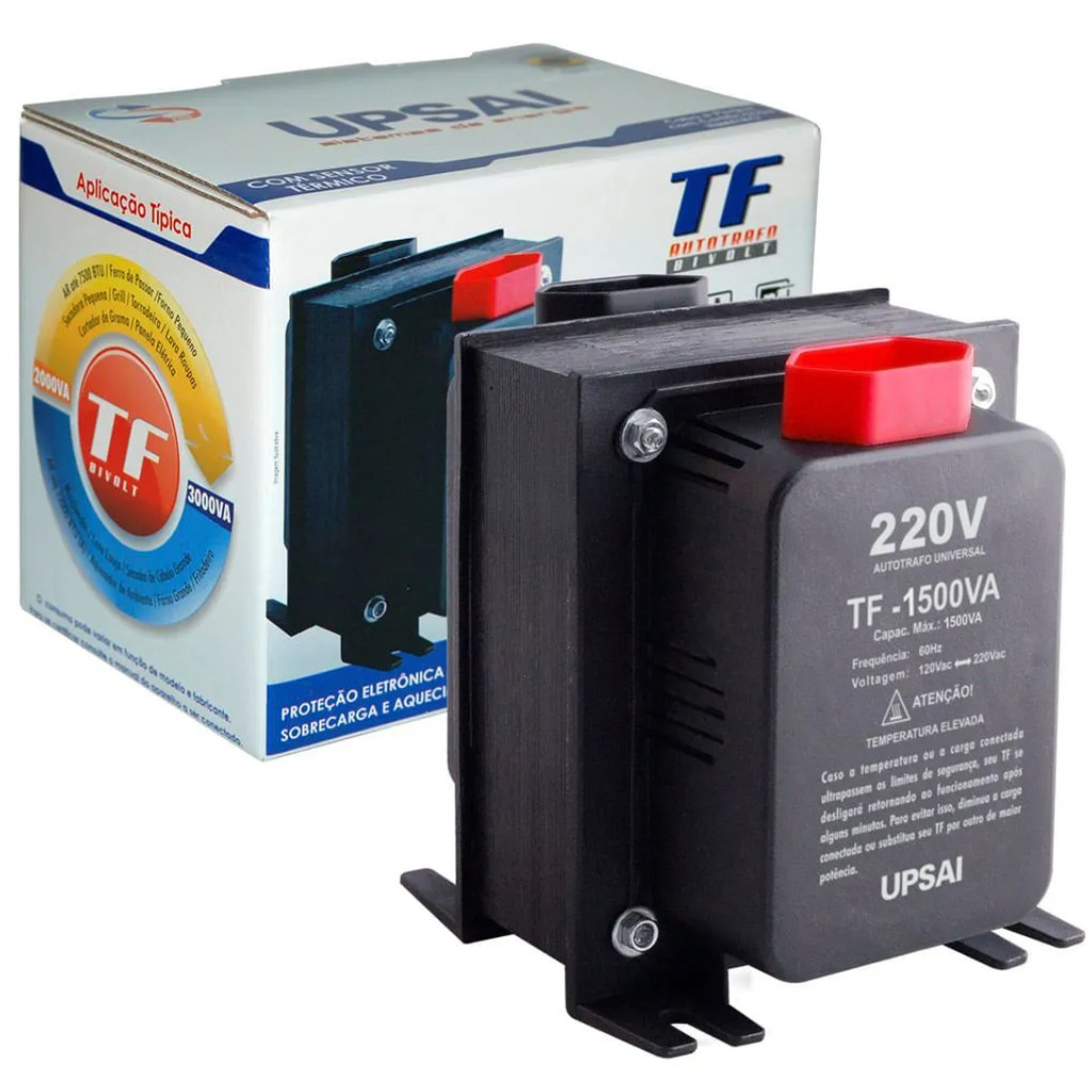 Autotransformador TF-1500 com Sensor Térmico 51000150 UPSAI