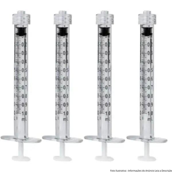 Seringa 1mL Luer Lock Resíduo Zero Supera C/50