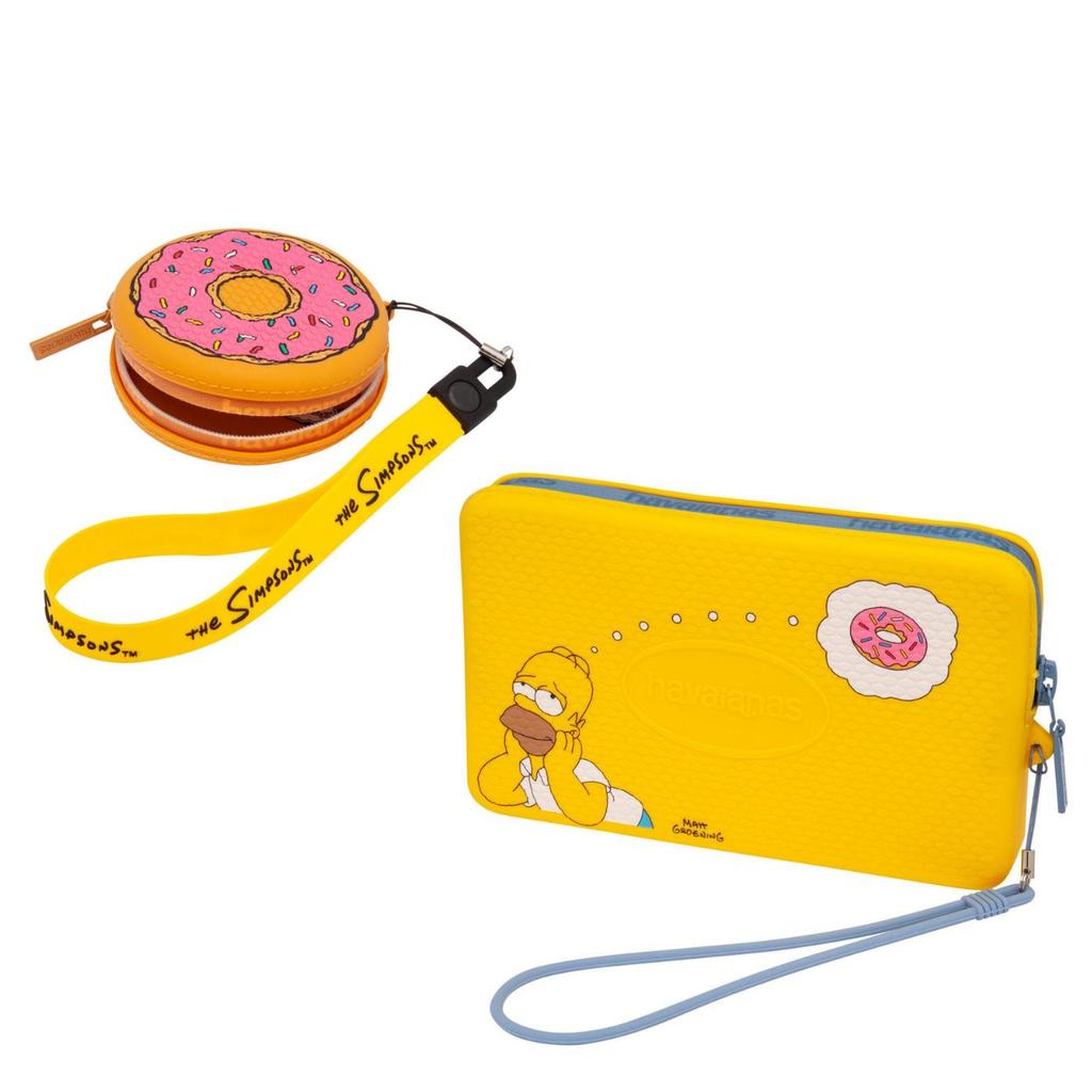 Kit Havaianas - Mini Bag e Porta Fone Simpsons