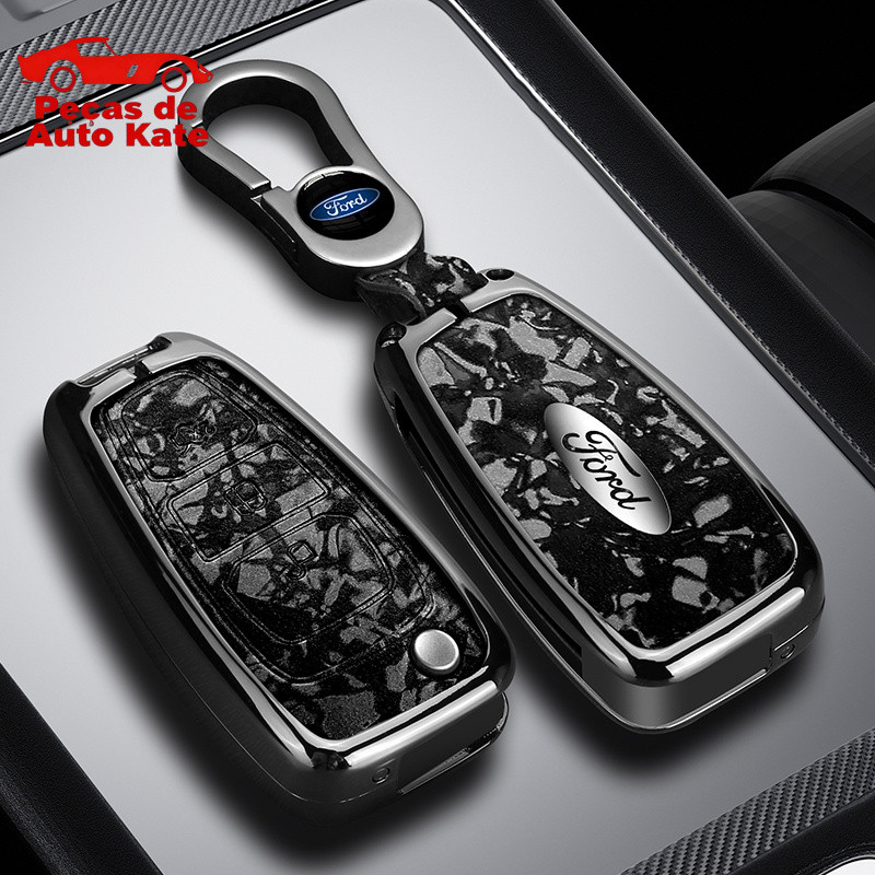 Capa de Chave de Carro, Ford Ranger C-Max S Focus Galaxy Mondeo Transit Tourneo, Acessórios Personalizados Ecosport L7ET