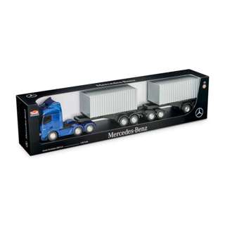 Caminhão infantil Menino Miniatura Mercedes Benz Actros Rodotrem Container em Oferta na Shopee