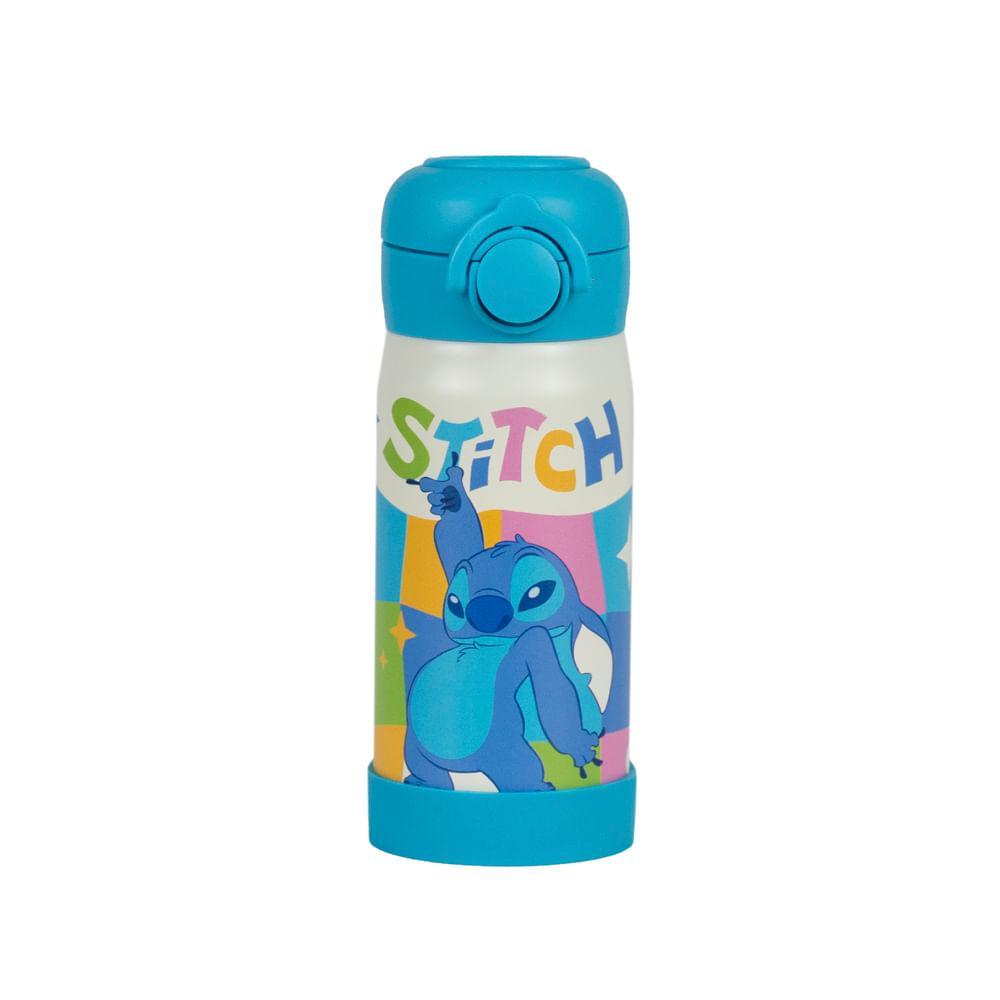 Garrafinha Térmica Infantil Stitch 350ml Azul em Oferta na Shopee