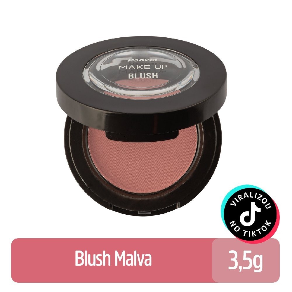 Blush Panvel Make Up Malva 3,5g em Oferta na Shopee