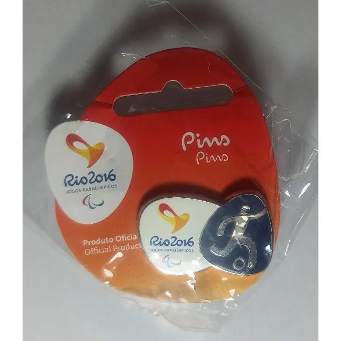 Pin Oficial Jogos Paralimpicos Rio 2016 (futebol).