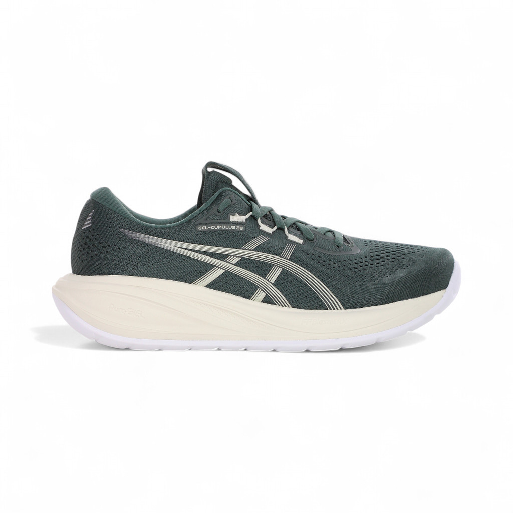 Tênis Asics Gel Cumulus 28 Verde e Off White - Masculino