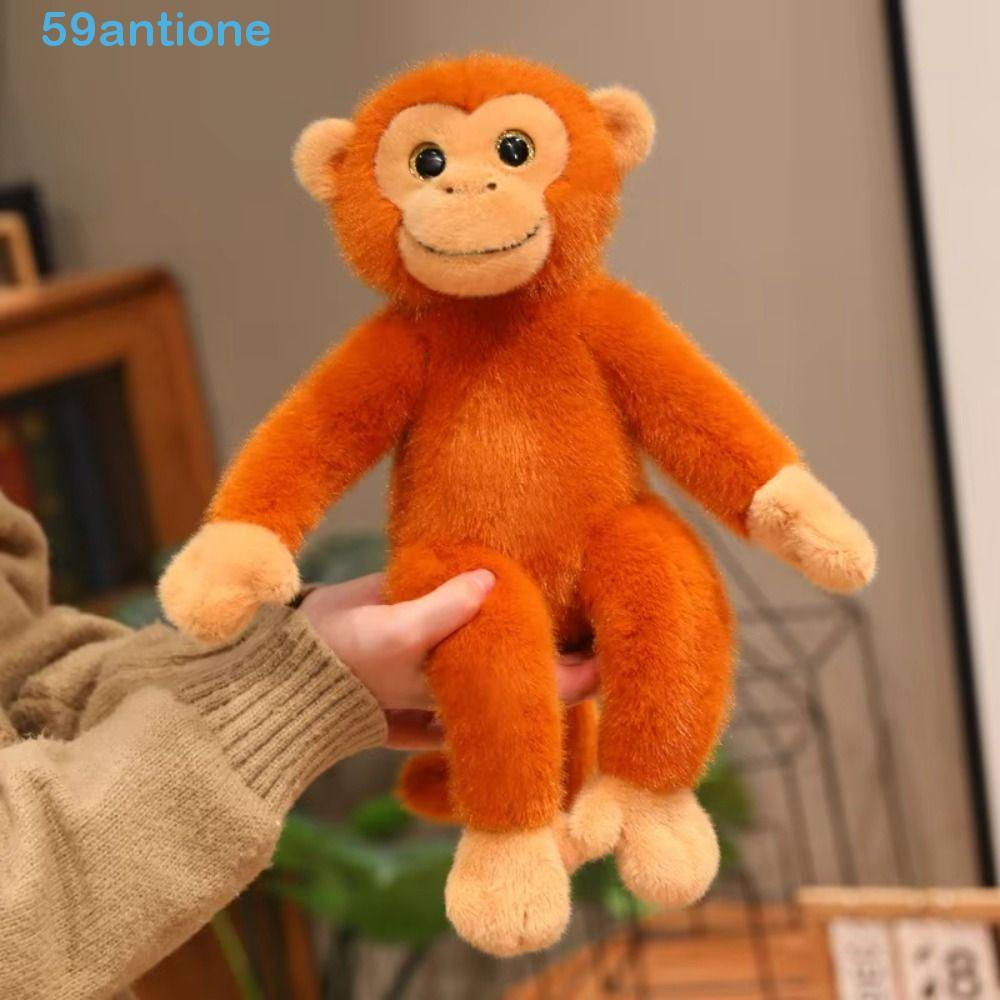 Brinquedo de pelúcia macaco ANTIONE, boneco de gorila de desenho animado YULA com braços longos de 30cm.