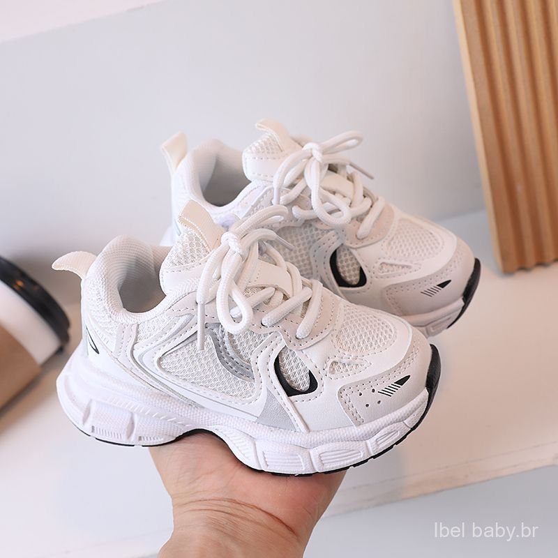 Sapatos de alta qualidade para meninos, calçados esportivos infantis, calçados infantis, calçados esportivos para bebês 