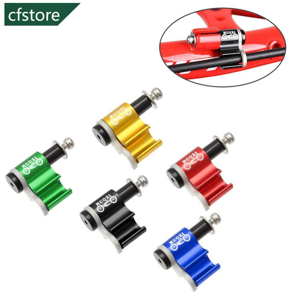 CFSTORE 5 Pcs Bicicleta Liga De Alumínio Tubo De Óleo Conversão De Cabo Assento Fixo À Prova D'água De Poeira Fio Guia D