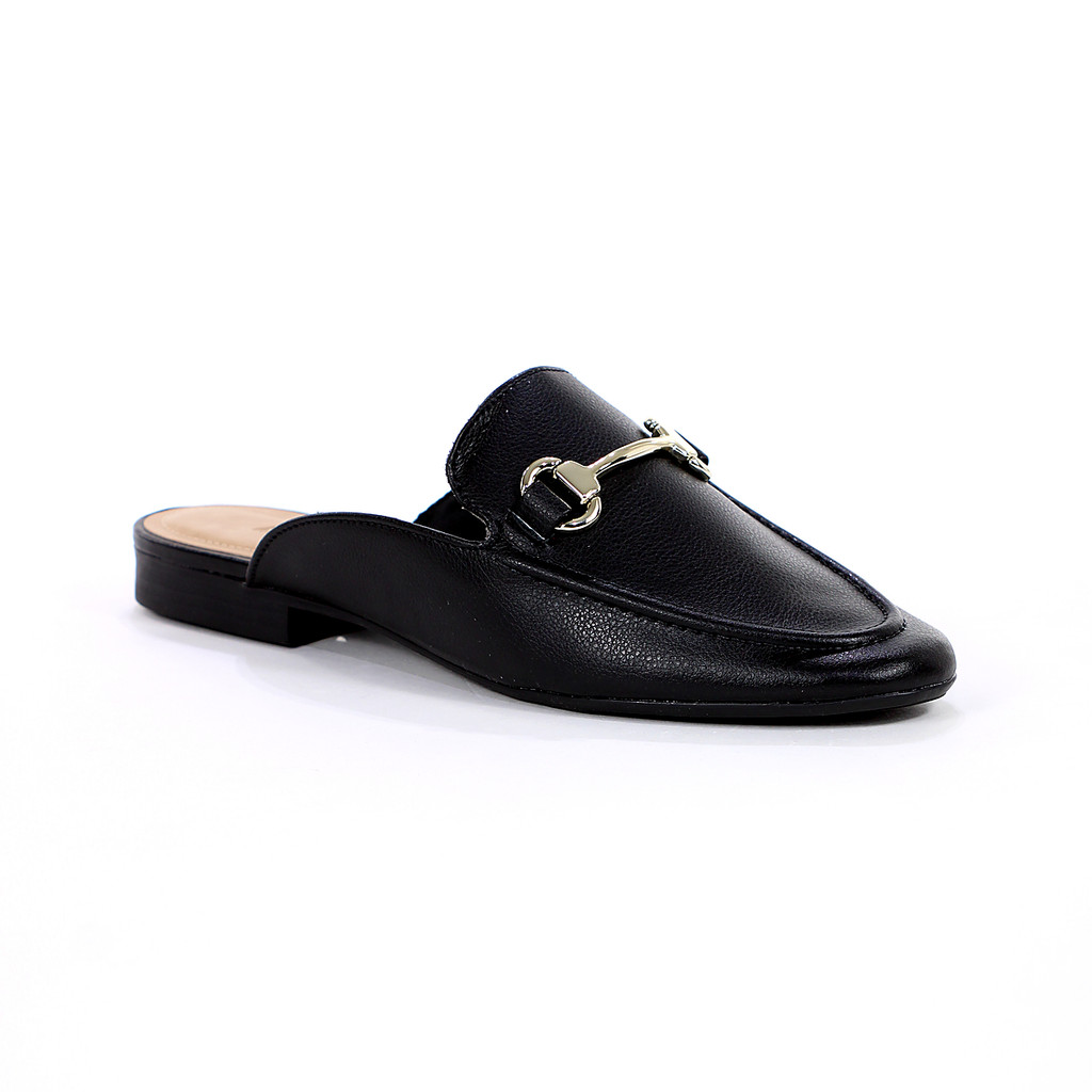 Rasteita Anacapri Mule Bridão Essencial Preto - Feminino