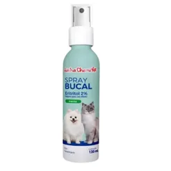 Spray Bucal Eritritol 2% Para Cães e Gatos Chemi Pet - 120ML