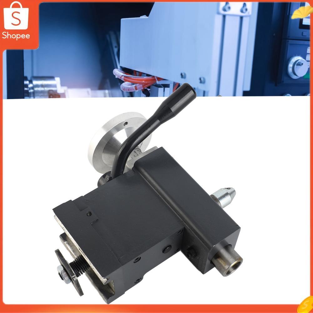 ERYUE Torno Tailstock Mini Substituição 210 Engrenagem resistente para peças longas com 2 alças e parafuso Máquina