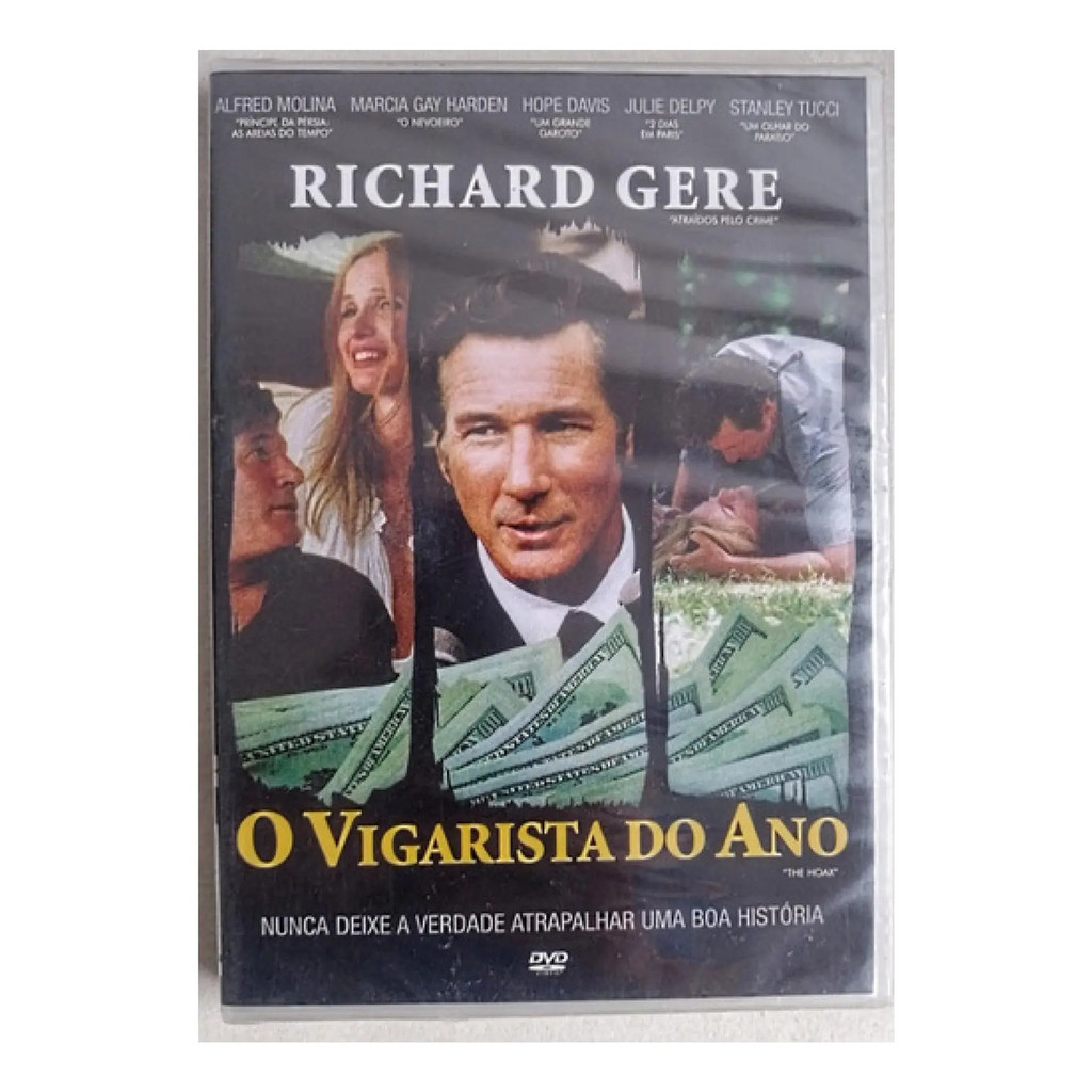 Dvd O Vigarista Do Ano Richard Gere - Original Novo Lacrado