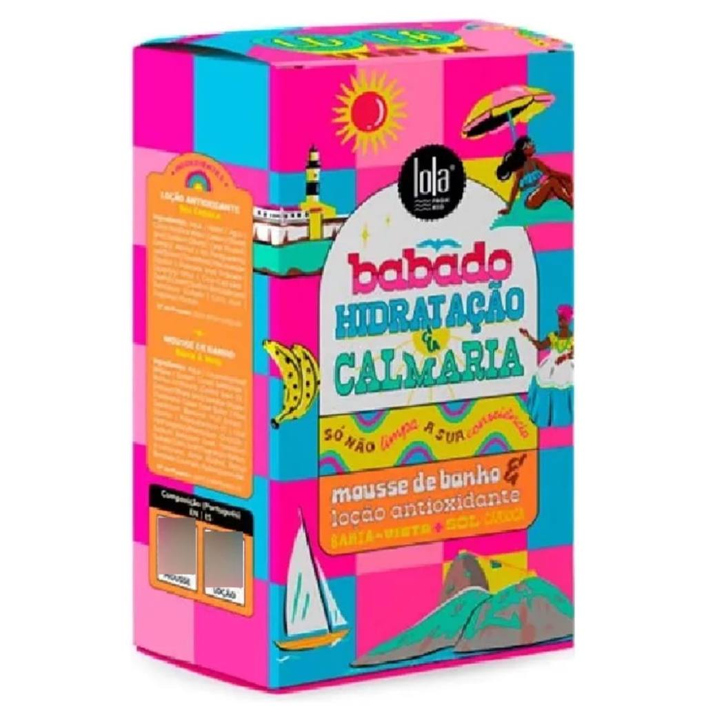 Kit Corporal Mousse De Banho + Loção Antioxidante Hidratação E Calmaria Babados Lola KIT
