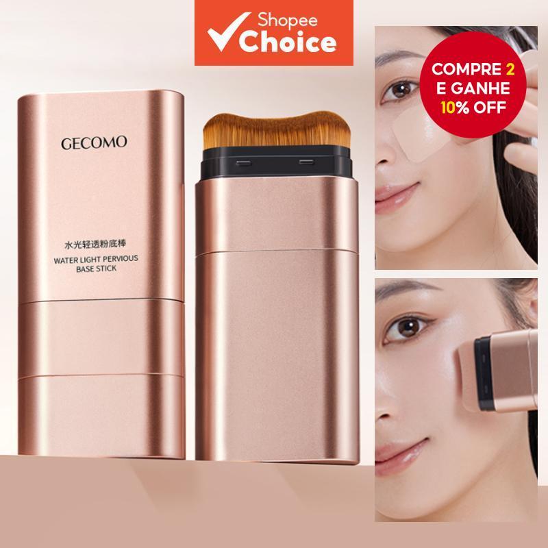 Gecomo Base em Bastão Skin Illusion - Hidratante, Leve e de Longa Duração | Base e Corretivo Sem Emenda para um