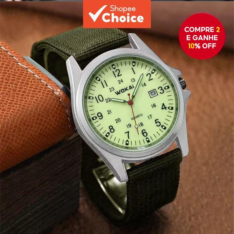 Relógio Elegante E Para Negócios Ao Ar Livre Com Função De Brilho Data Homens