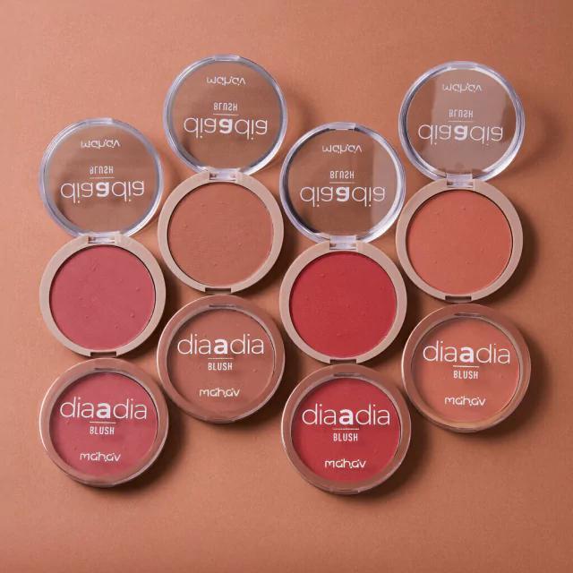 BLUSH MATTE EM PÓ COMPACTO DIA A DIA - MAHAV TOQUE NATURAL PARA REALÇAR SUA BELEZA