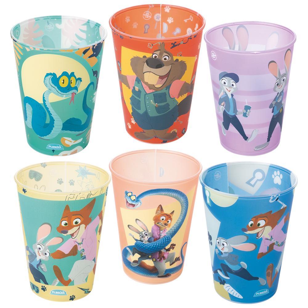 Copo Zootopia Sortido 1 Peça 320 ml Plasútil em Oferta na Shopee