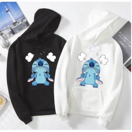 Blusa Moletom Canguru Lilo Stitch Fofo Casaco Unissex Design MS MODAS
