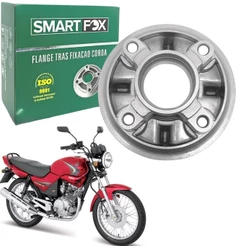 FLANGE COROA DA RODA TRASEIRA C/ROLAMENTO E RETENTOR SMARTFOX YAMAHA YBR 125 CRYPTON 105