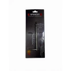 ANTENA CORTA LINHA PIPA SPENCER 7 ESTAGIOS PARA RETROVISOR ( PRATA )