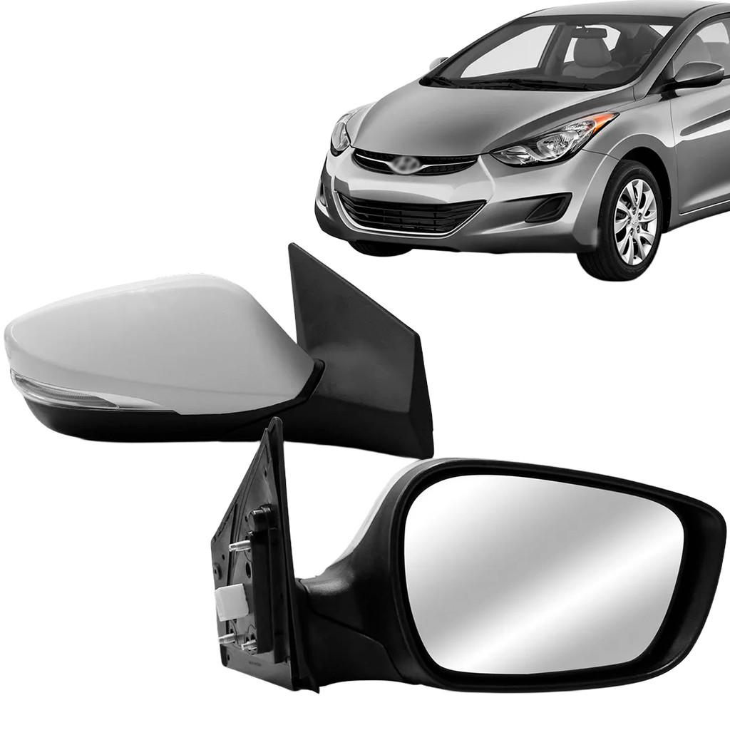 Retrovisor Externo Elantra 2011 2012 2013 2014 Com Pisca
