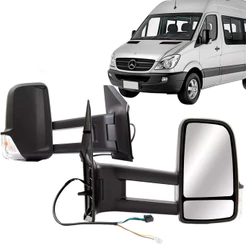 Retrovisor Sprinter 2012 2013 2014 2015 2016 2017 Elétrico Longo Com Pisca