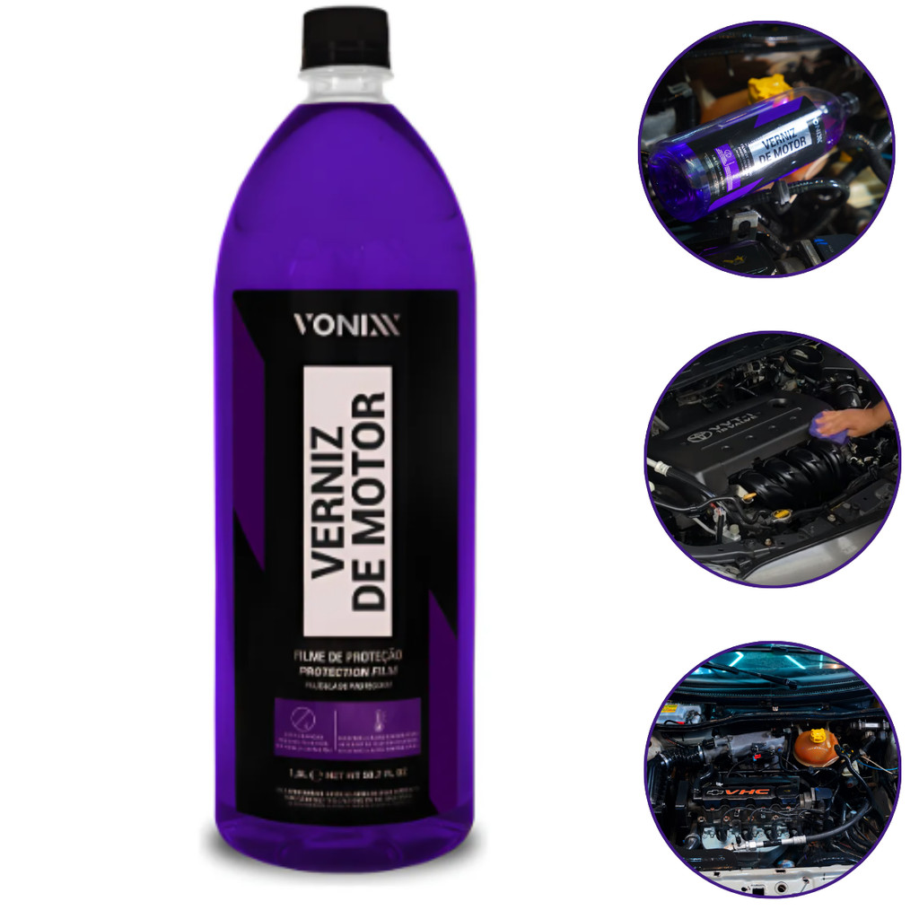 Verniz de Motor Vonixx 1,5L Longa Proteção e Brilho Resistente a Altas Temperaturas em Oferta na Shopee