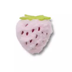 Jibbitz™ Morango Rosa de Pelúcia Único