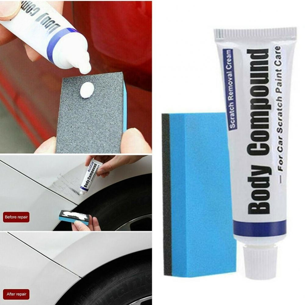 Removedor De Arranhões Para Polimento De Carro , Pasta Composta , Kit De Reparo De Pintura , Cera De Vieira