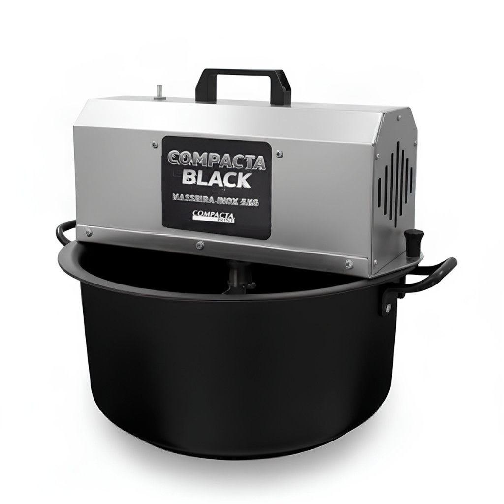 05.05 dia do consumidor Máquina de Fazer Salgados Masseira Profissional 5KG Black Inox Elétrica Profissional