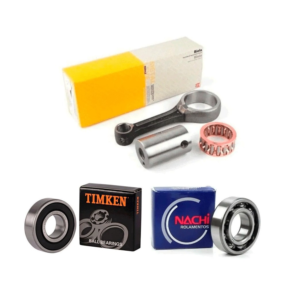 Kit Biela E 2 Rolamentos Virabrequim Cbx 200 Strada nx 200 xr 200