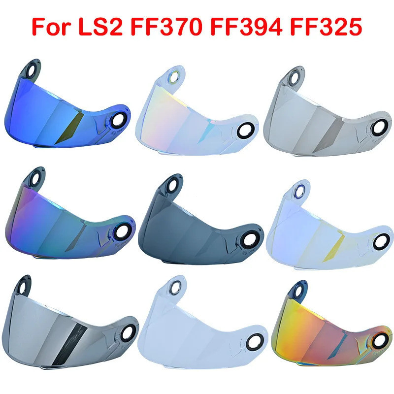 [NOVO 2026] Viseira de Capacete para Modelos LS2 FF370 FF394 FF325, 8 Cores Disponíveis, Viseira de Substituição para Ca
