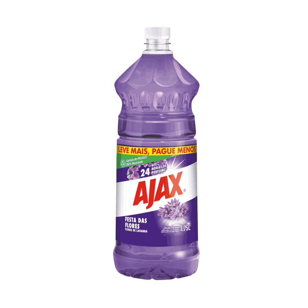 Limpador Ajax Festa Flores Lavanda 1,75l
