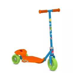 Meu 1º Patinete Laranja e Azul